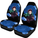 Tanjiro Cloud Demon Slayer Premium Custom Car Premium Custom Car Seat Covers Decor Protectors Decor Protector Nearkii