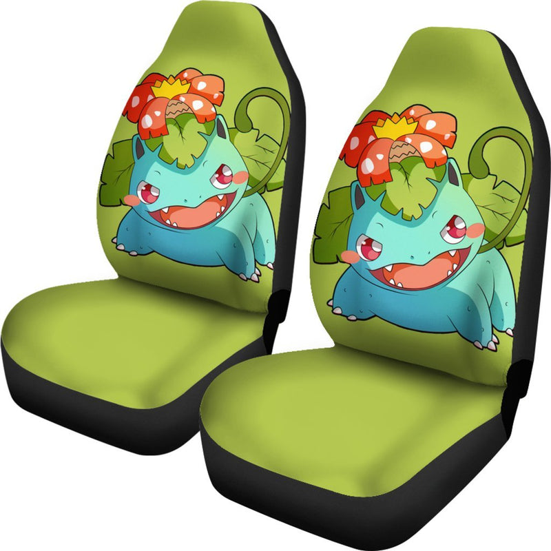 Venusaur Pokemon Chibi Premium Custom Car Seat Covers Decor Protector Nearkii