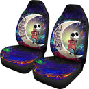 Jack Skellington Nightmare Before Christmas Love You To The Moon Galaxy Car Seat Covers