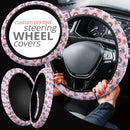 Unicorn Pink Rainbow Cute Premium Car Steering Wheel Cover Nearkii