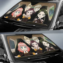 Spy x Family Anime Anya And Friends Driving Car Auto Sunshades Nearkii