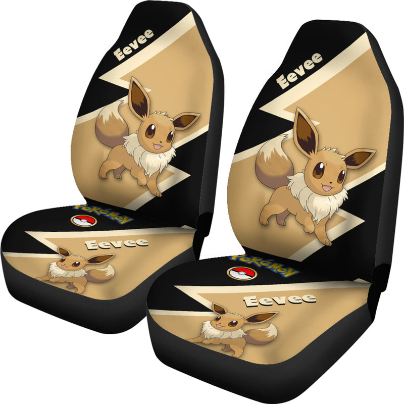 Eevee Pokemon Premium Custom Car Seat Covers Decor Protectors Nearkii