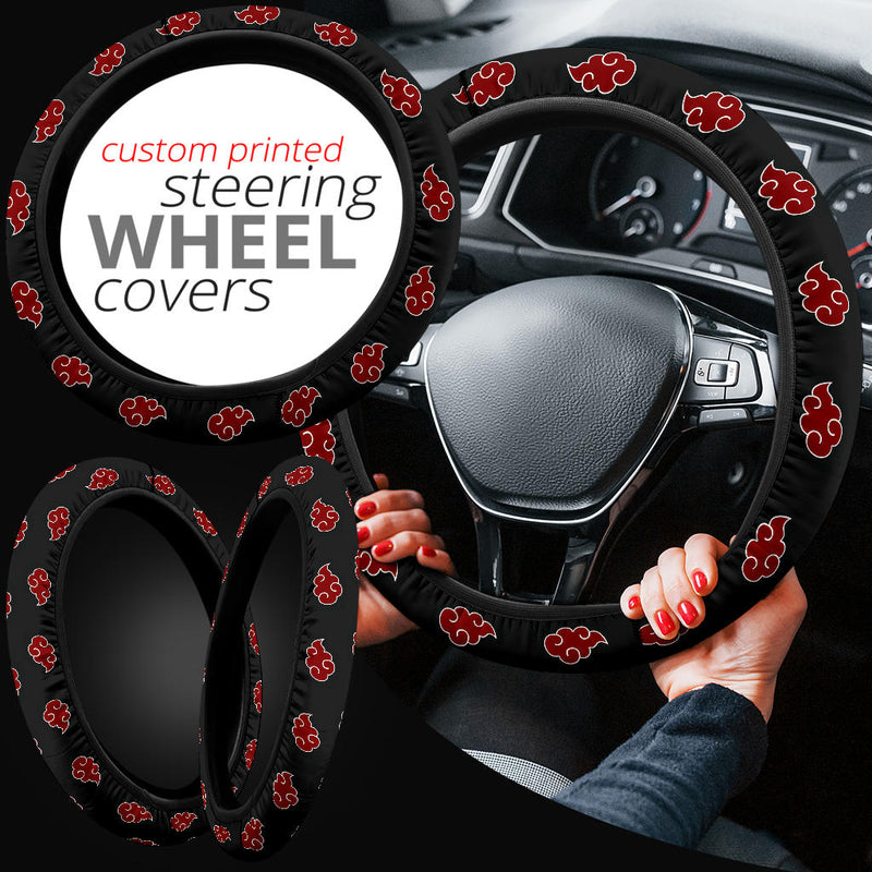 Akatsuki Cloud Premium Car Steering Wheel Cover Style 2 Nearkii
