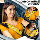 M&M's Candy Ice Cream Cones Chocolate Yellow car seat belt covers Custom Car Accessories Nearkii