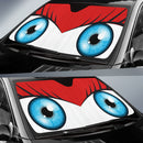 Red Cute Eyes Cartoon Auto Sun Shades Nearkii