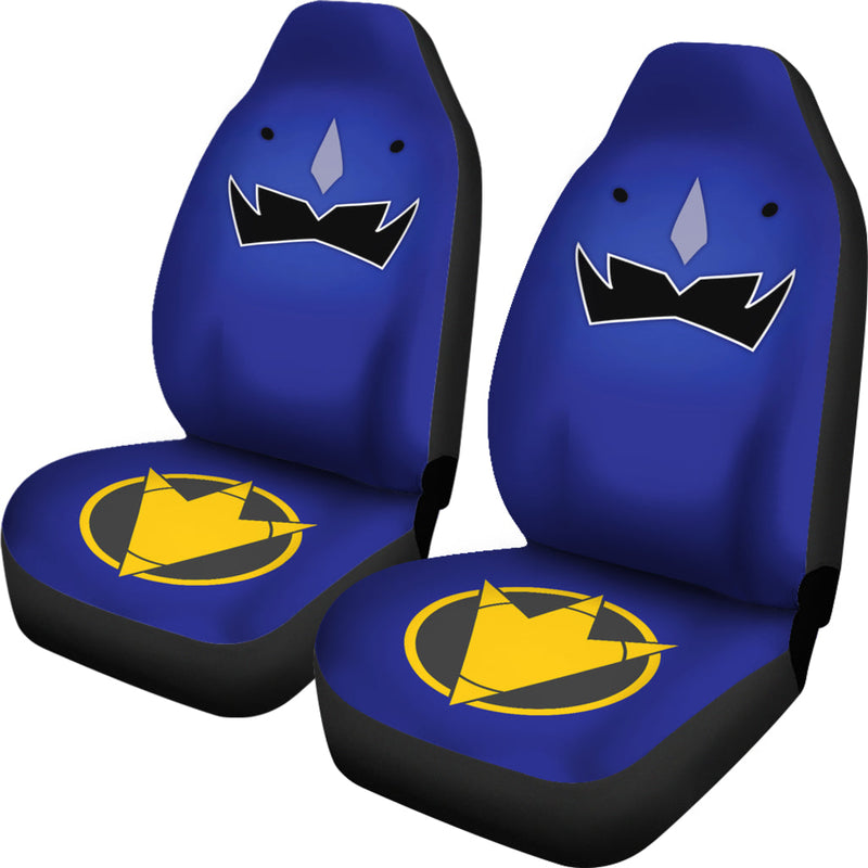 Blue Dino Thunder Power Rangers Premium Custom Car Seat Covers Decor Protectors Nearkii