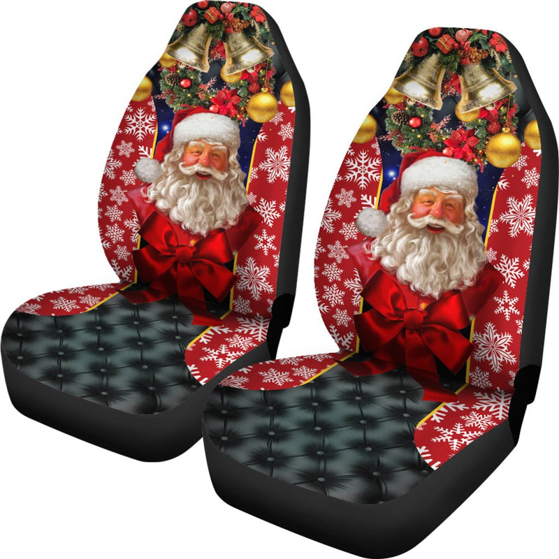 Santa Claus Premium Custom Car Premium Custom Car Seat Covers Decor Protectors Decor Protector Nearkii
