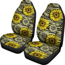 Best New Sunflower Art Premium Custom Car Seat Covers Decor Protector Nearkii
