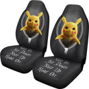 Pikachu Get In Shit Down Shut Up Hold On Zipper Car Seat Covers Nearkii