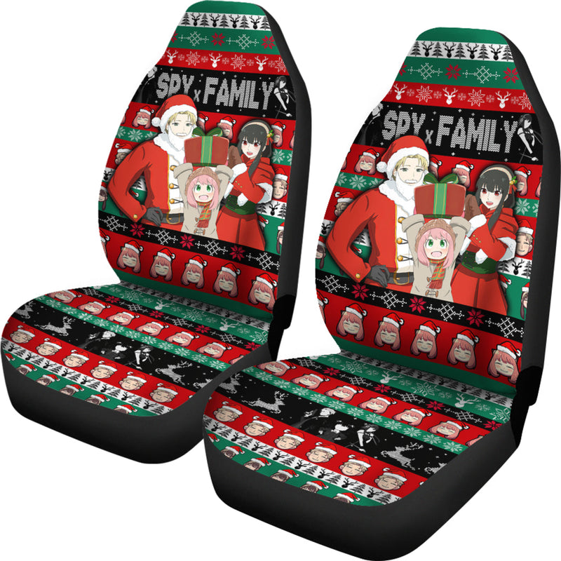 Spy X Family Christmas Premium Custom Car Seat Covers Decor Protectors Nearkii