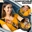 Vulpix car seat belt covers Anime Pokemon Custom Car Accessories Nearkii