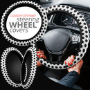 Football Soccer Ball Premium Car Steering Wheel Cover Nearkii