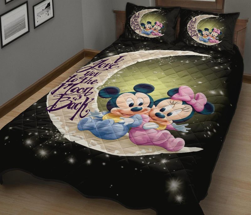 Mice Couple To The Moon Quilt Bed Sets Nearkii