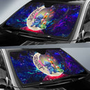 Cute Stitch Frog Icecream Love You To The Moon Galaxy Car Auto Sunshades Nearkii