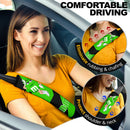 M&M's Candy Ice Cream Cones Chocolate Green car seat belt covers Custom Car Accessories Nearkii