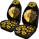 Best I Became A Nurse Sunflower Seat Covers Car Decor Car Protector Nearkii