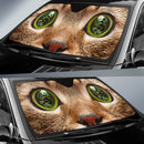Cat Money Eyes Funny Car Sun Shades Windshield Accessories Decor Gift Nearkii
