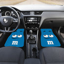 M&M Chocolate Green Front And Back Car Mats Nearkii