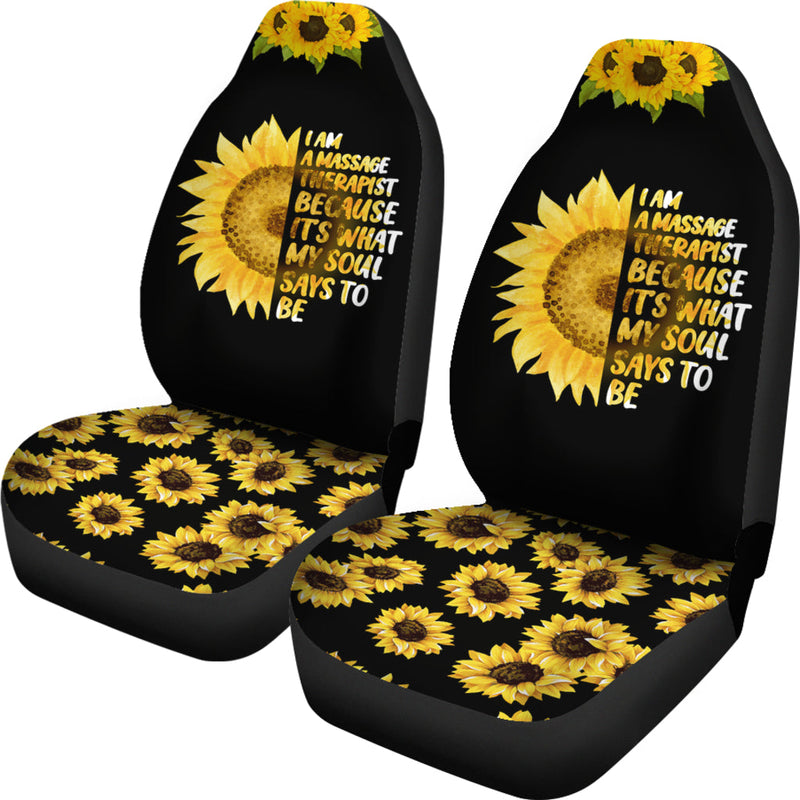 Sunflower What My Soul Says To Be Premium Custom Car Seat Covers Decor Protectors Nearkii