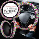 Unicorn Rainbow Cute Kawaii Premium Car Steering Wheel Cover Nearkii