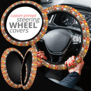 Owl Head Funny Premium Car Steering Wheel Cover Nearkii