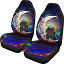 Jack And Sally Nightmare Before Christmas Love You To The Moon Galaxy Car Seat Covers Nearkii