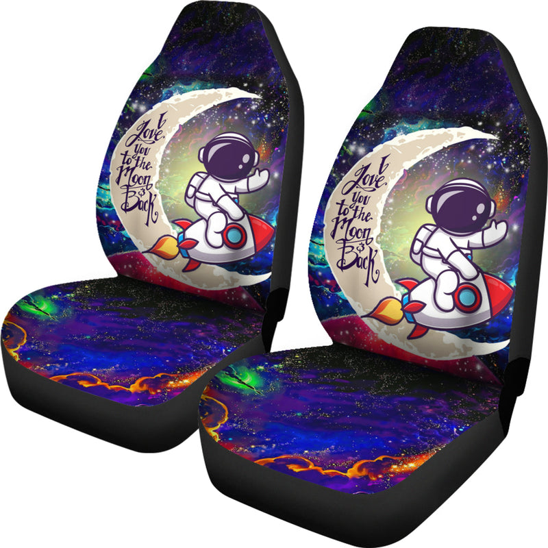 Astronaut Chibi Love You To The Moon Galaxy Car Seat Covers Nearkii
