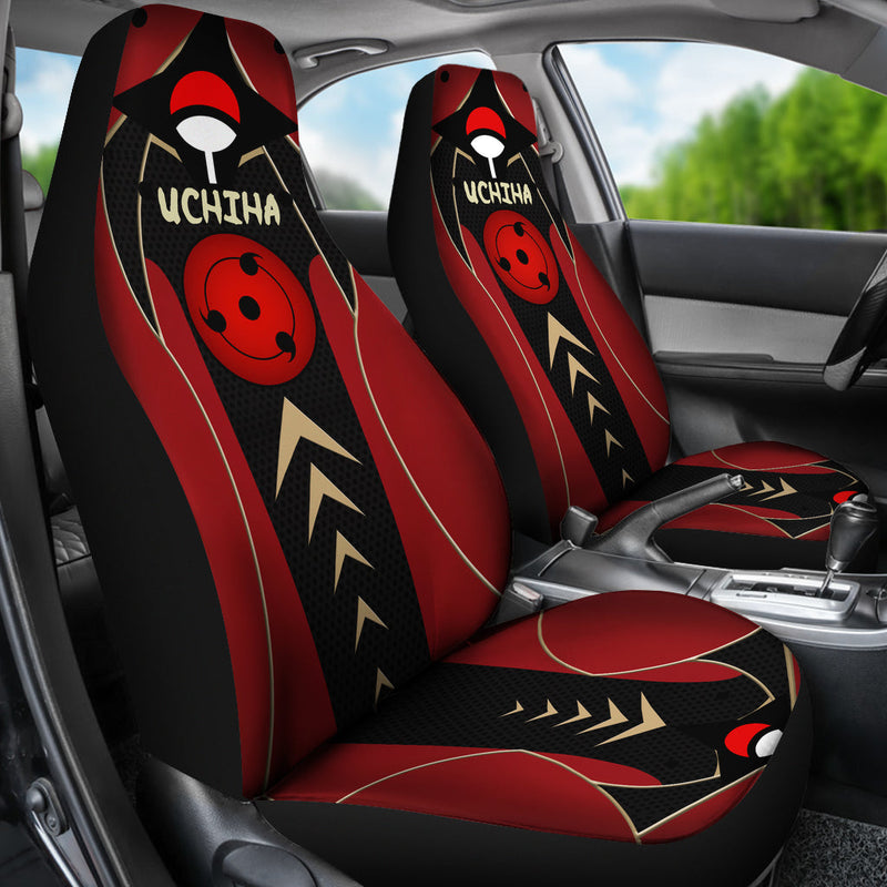 Best Uchiha Clan Sharingan Marine Style Premium Custom Car Seat Covers Decor Protector Nearkii