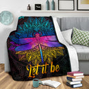 Dragonfly Mandala Let It Be Premium Blanket Nearkii