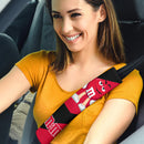 M&M's Candy Ice Cream Cones Chocolate Red car seat belt covers Custom Car Accessories Nearkii