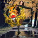 Charmander Pokemon Sunflower Zipper Umbrella Nearkii