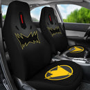Black Dino Thunder Power Rangers Premium Custom Car Seat Covers Decor Protectors Nearkii