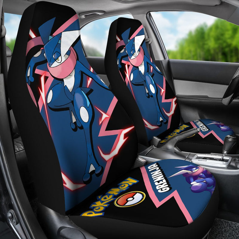 Greninja Car Seat Covers Custom Anime Pokemon Car Accessories Nearkii
