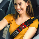 Halloween American Flag Red Jeep Girl Car Seat Belt Cover Custom Car Accessories Nearkii