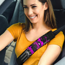 Halloween American Flag Pink Jeep Girl Car Seat Belt Cover Custom Car Accessories Nearkii