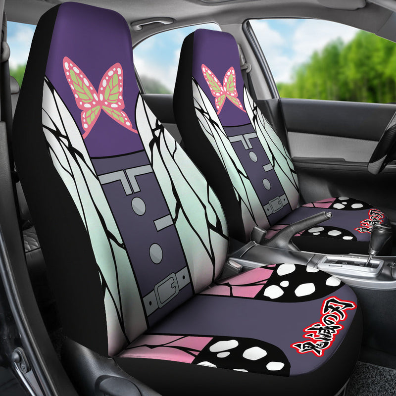 Demon Slayer Anime Shinobu Premium Custom Car Seat Covers Decor Protectors Nearkii