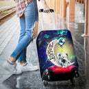 Elephant Love You To The Moon Galaxy Luggage Cover Suitcase Protector Nearkii