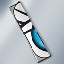 White Cute Eyes Cartoon Auto Sun Shades Nearkii