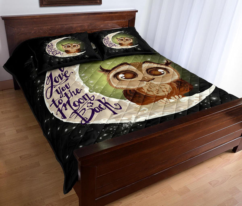 Owl To The Moon Quilt Bed Sets Nearkii