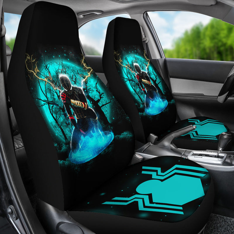 Spider Man Black Suit No Way Home Moonlight Premium Custom Car Seat Covers Decor Protectors Nearkii