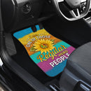 Hippie Girl Color Sunflower Car Floor Mats Car Accessories Nearkii