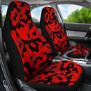 Red And Black Camouflage Luxury Premium Premium Custom Car Premium Custom Car Seat Covers Decor Protectors Decor Protector Nearkii