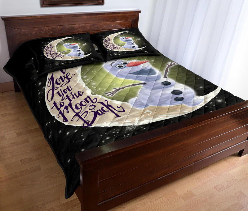 Olaf To The Moon New Quilt Bed Sets Nearkii