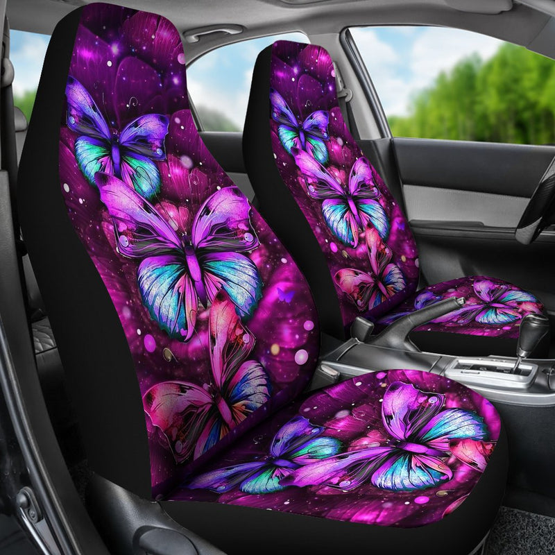 Best Beautiful Butterfly Art Premium Custom Car Seat Covers Decor Protector Nearkii