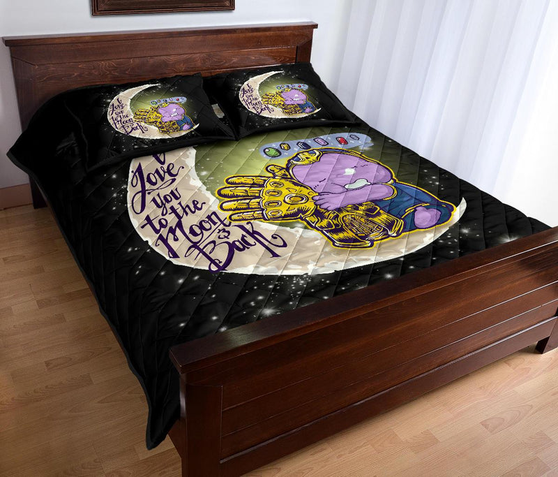 Cute Thanos To The Moon Quilt Bed Sets Nearkii