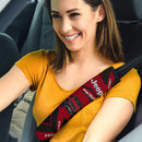 Deep Red Jeep Car Seat Belt Cover Custom Car Accessories Nearkii