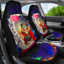 Beauty And The Beast Love You To The Moon Galaxy Car Seat Covers Nearkii