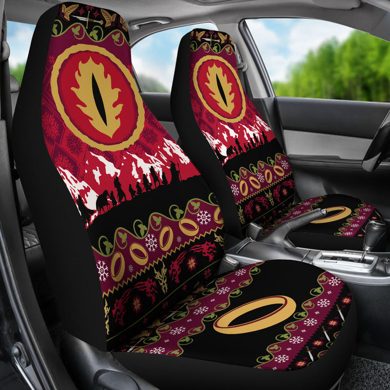 Lord Of The Rings Christmas Premium Custom Car Seat Covers Decor Protectors Nearkii