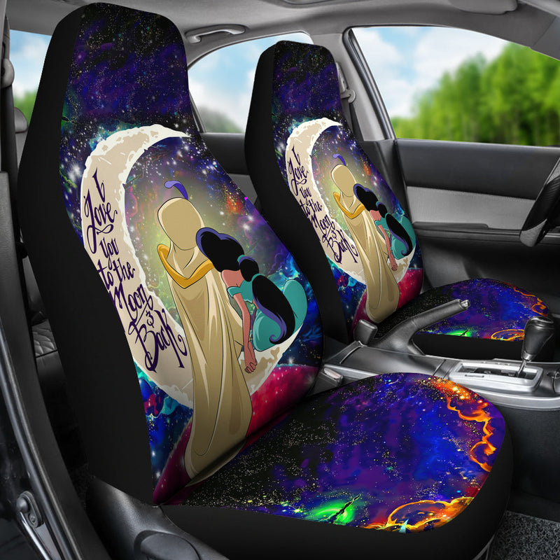 Aladin Couple Love You To The Moon Galaxy Car Seat Covers Nearkii