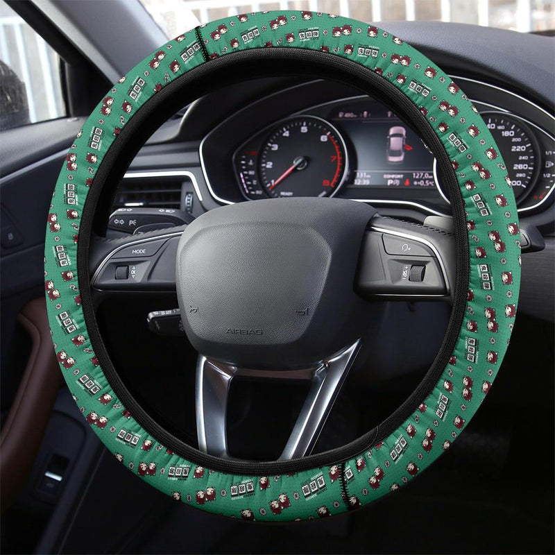 Kamado Tanjiro Demon Slayer Anime Car Steering Wheel Cover 6 Nearkii